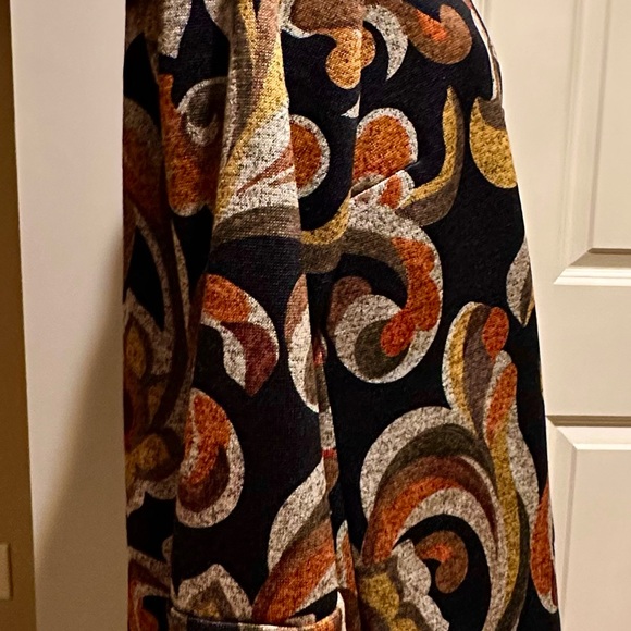 Michael Tyler Collection Patterned Button-Front Women's Jacket - Multicolor - Picture 11 of 13